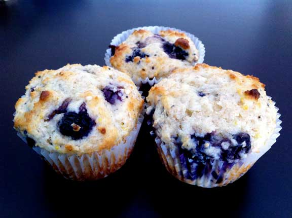 Lemon Yogourt Muffins