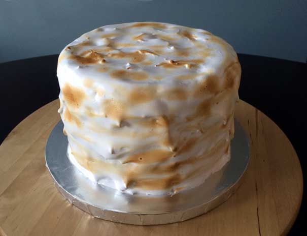 MishMash Globe | Lemon Meringue Cake